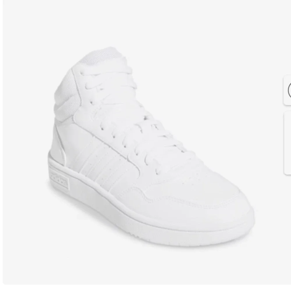 Adidas Hoops Mid 2.0 Sneakers High Top Shoes White Athletic Shoes SIZE‎ 10